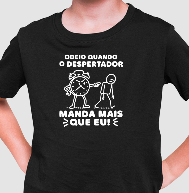 Odeio quando o despertador manda mais que eu!