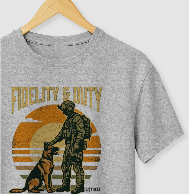 Camiseta Fidelity & Duty k9