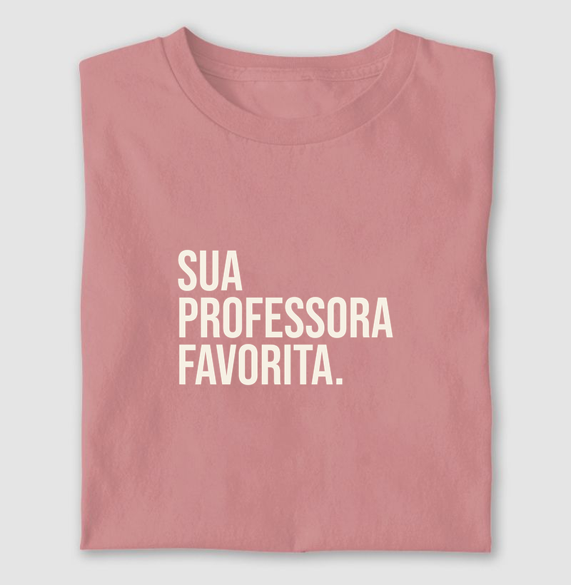 Sua professora favorita.