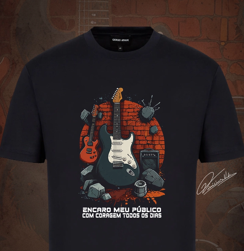 Encaro meu público com coragem todos os dias