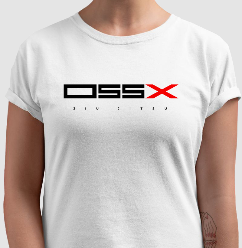 Camiseta OSSX Logo | Jiu Jitsu | Preta
