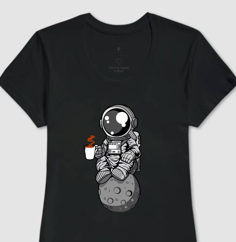 Baby Look Astronauta Coffee