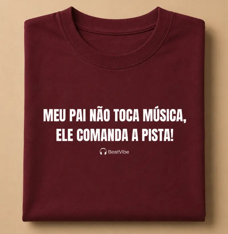 Meu pai não toca, ele comanda