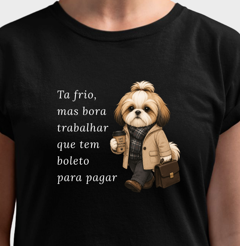 Ta frio, mas bora trabalhar que tem boleto pra pagar