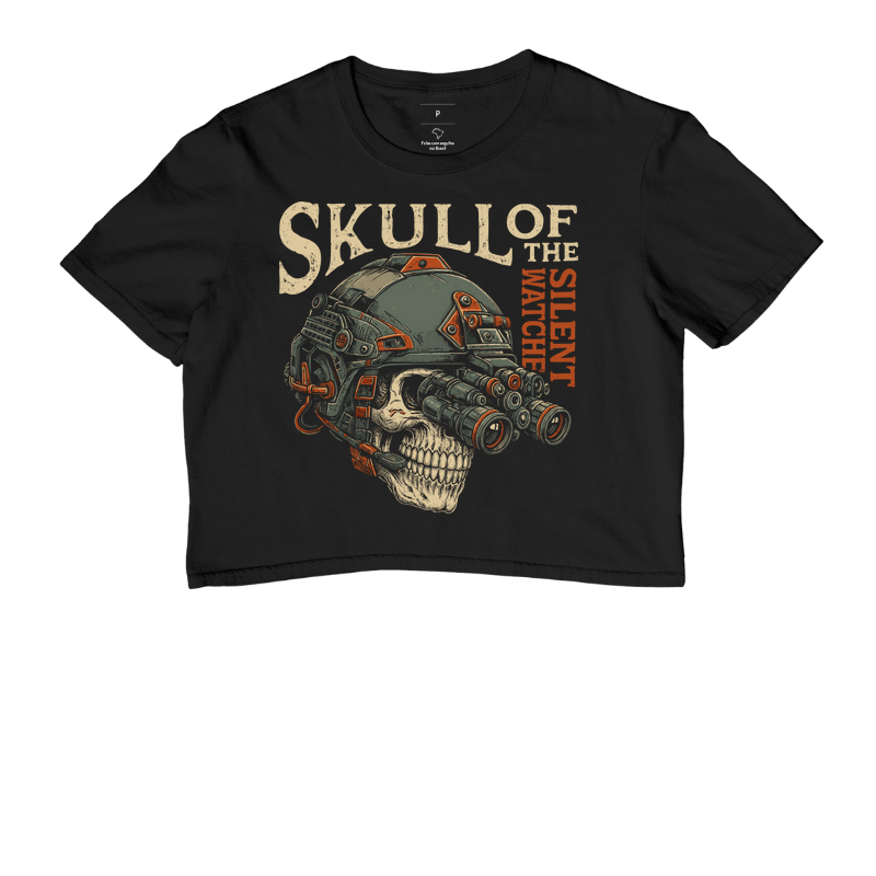 Camiseta Militar Skull Silent Magnata556