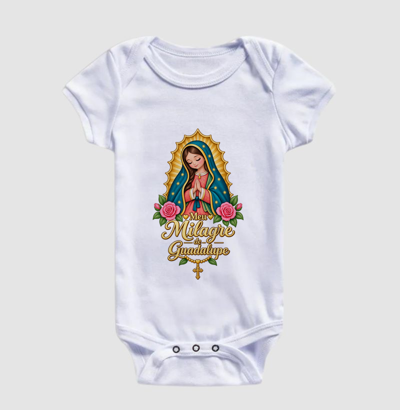 Meu Milagre de Guadalupe - Body Infantil