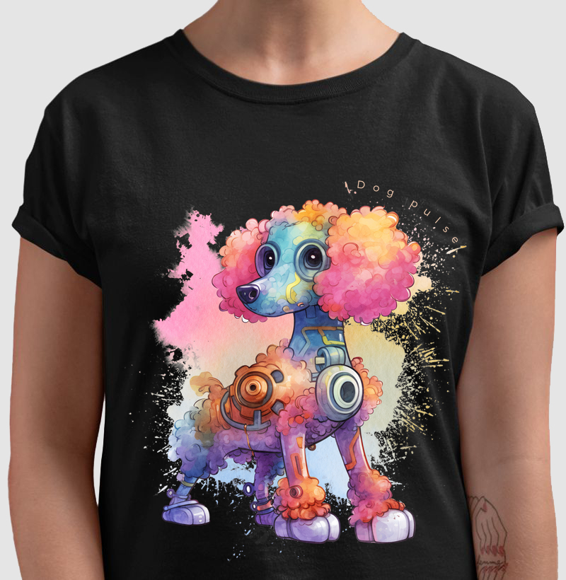 Camiseta Dog Pulse Good Vibes - Cyborg Canine
