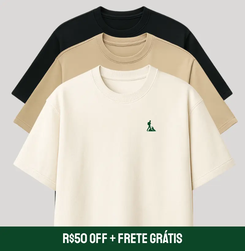 Kit 3 Oversized Bold Lisa | ADD OS 3 PRODUTOS AO CARRINHO | DESCONTO AUTOMÁTICO