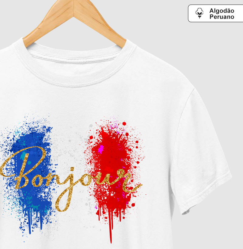 Camiseta Viagem - Paris Bonjour