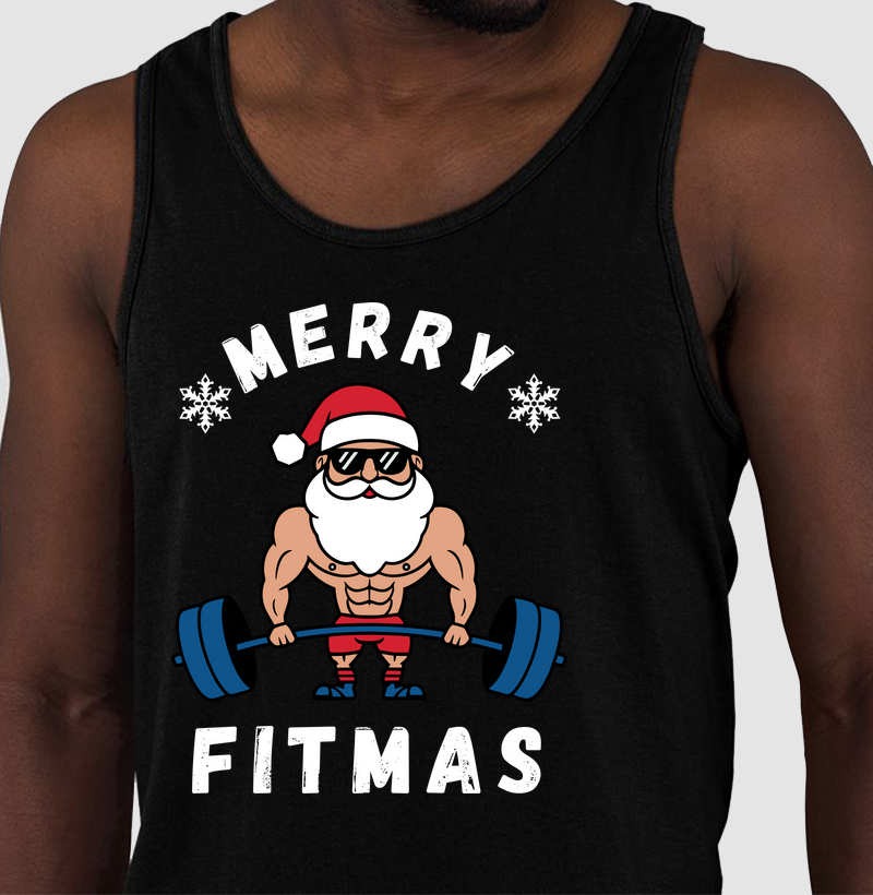 Merry Fitmas Papai Noel bombado
