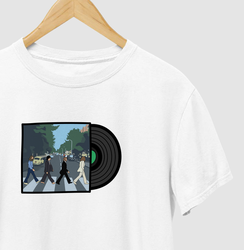 Camiseta Inspiração Beatles Abbey Road