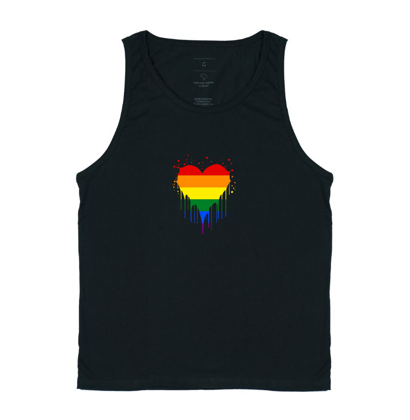 Coração LGBT Escorrendo