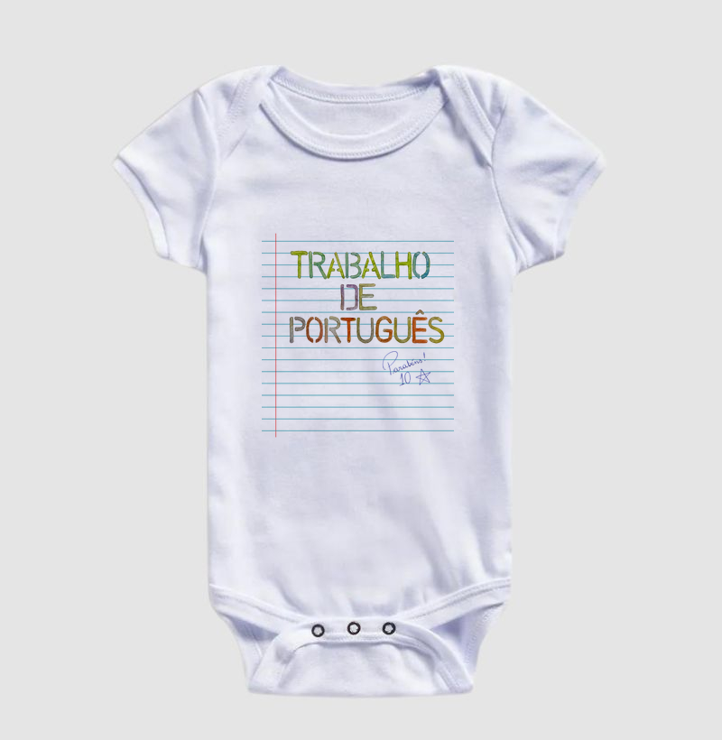 Trabalho de Português (trabalho em folha de almaço)