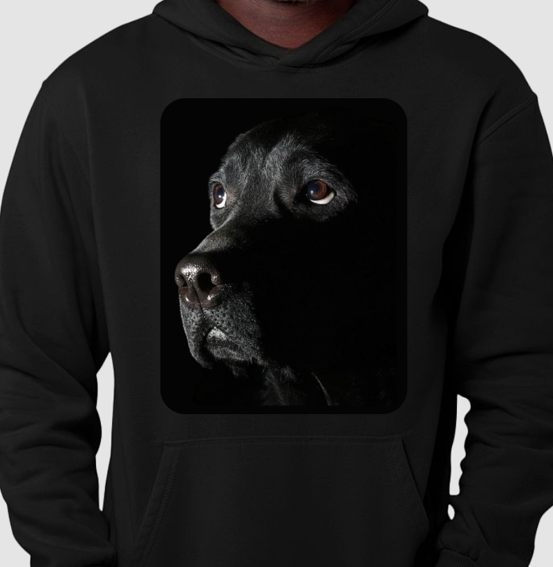 Dog Back in Black - Moletom Hoodie