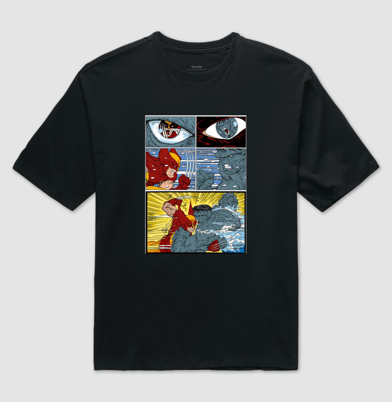 CAMISETA WOVERINE x HULK - TIRA