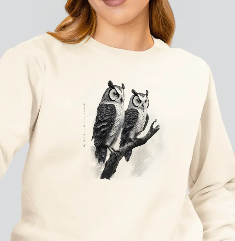 Dupla Liberdade - Corujas - Moletom