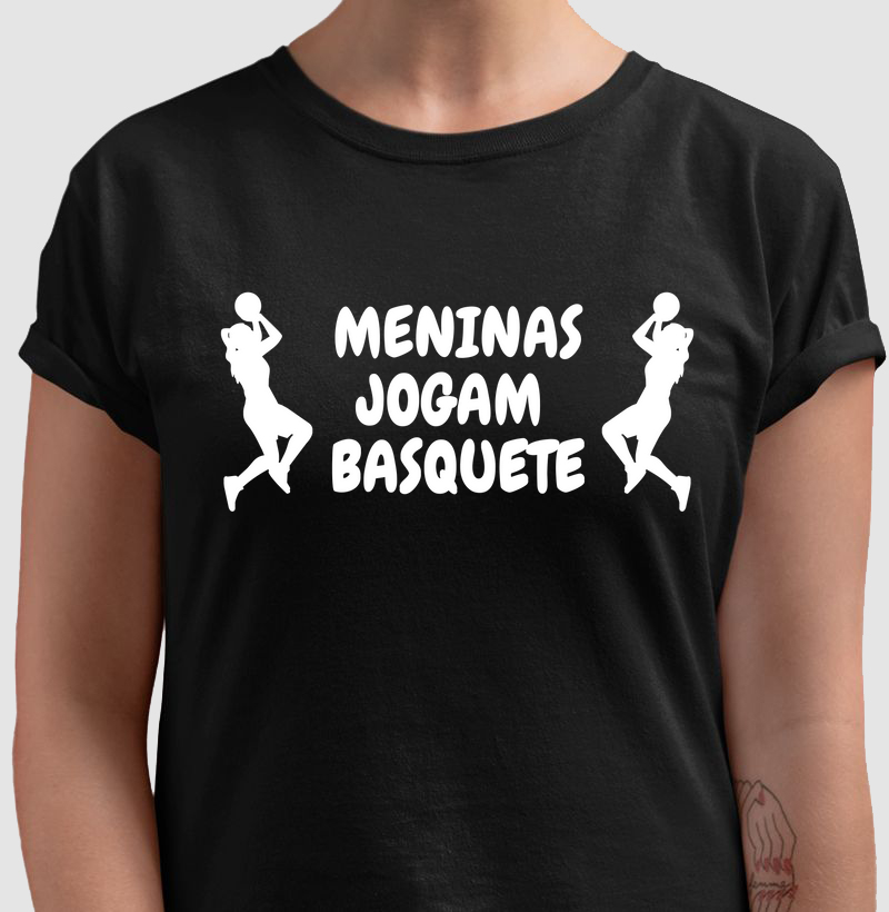 MENINAS JOGAM BASQUETE
