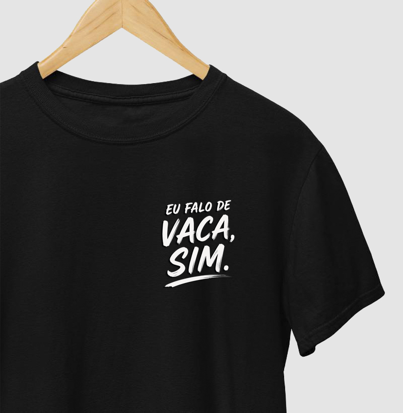 Eu falo de vaca - Bolso - Camiseta