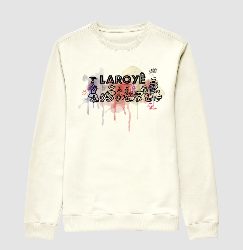 Suéter Moletom Caveirinhas Vianna Maria Patuá