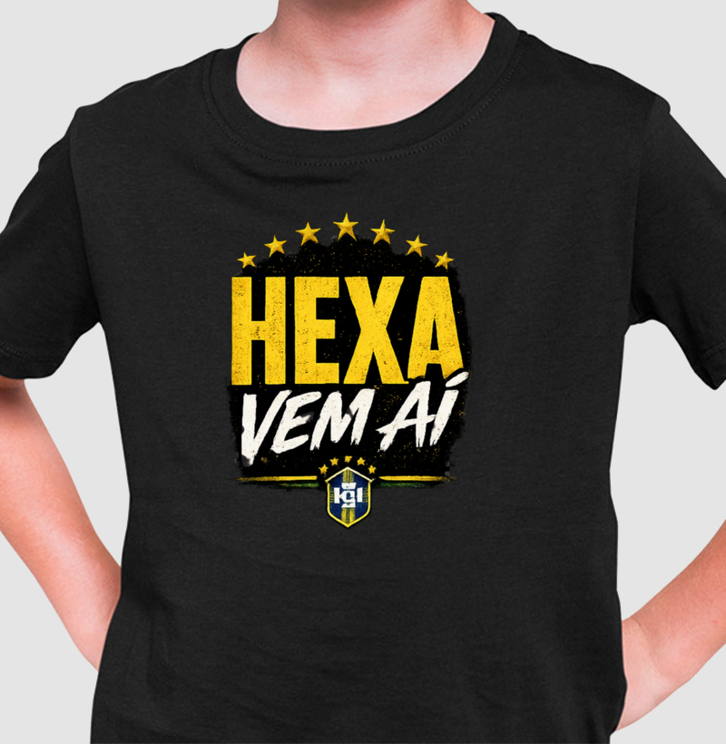 🇧🇷 HEXA VEM AÍ – CAMISETA OFICIAL DA TORCIDA QUE ACREDITA