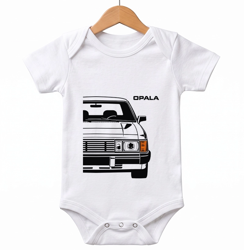 Frente Opala Diplomata | Branco - Body Infantil