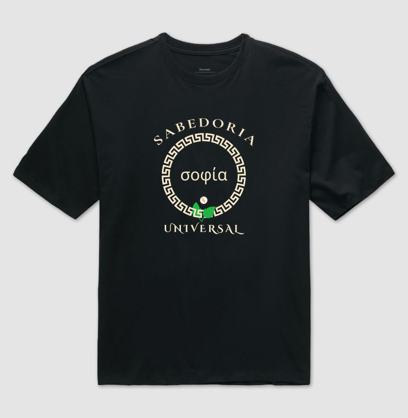 Camiseta "Sabedoria Universal" — Coleção Legado Filosófico