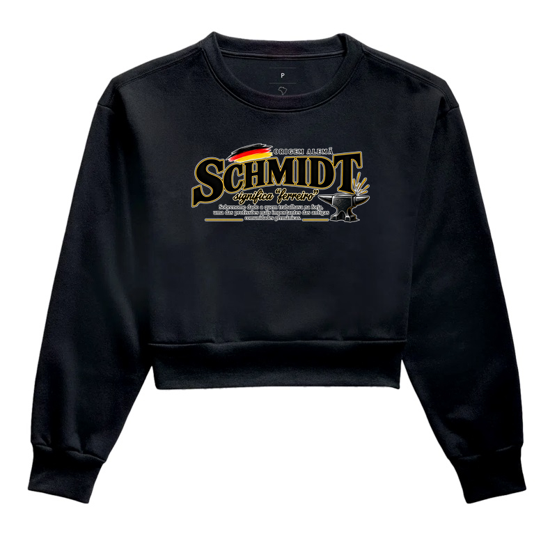 Schmidt  - Cropped Moletom