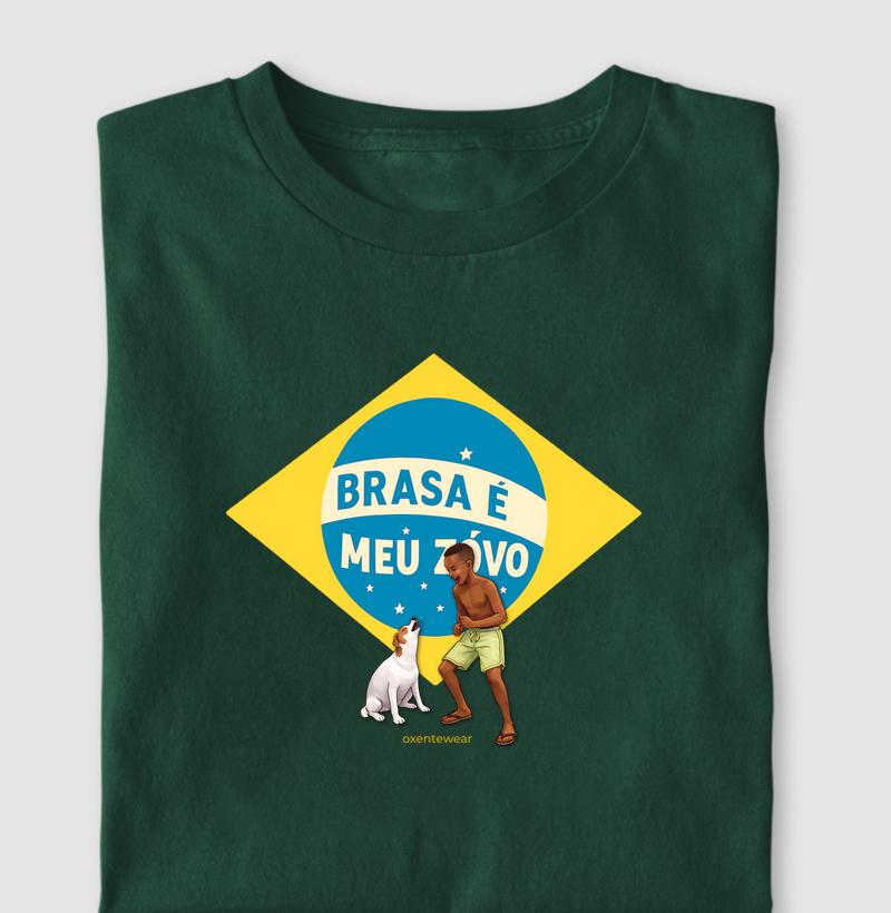 Camiseta Brasa é meu #### | OxenteWear