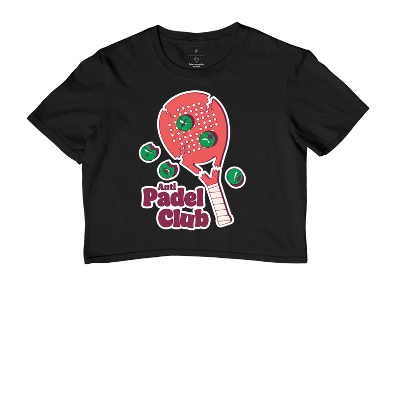 Camiseta Anti Padel Club Raquete Quebrada
