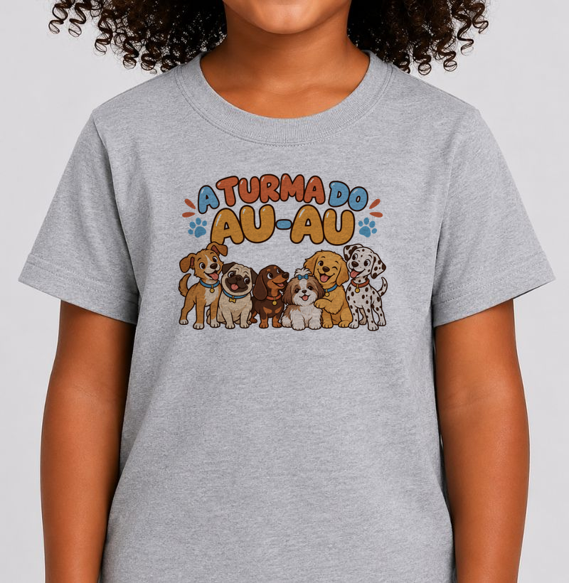 A Turma do Au-Au - Camiseta Infantil