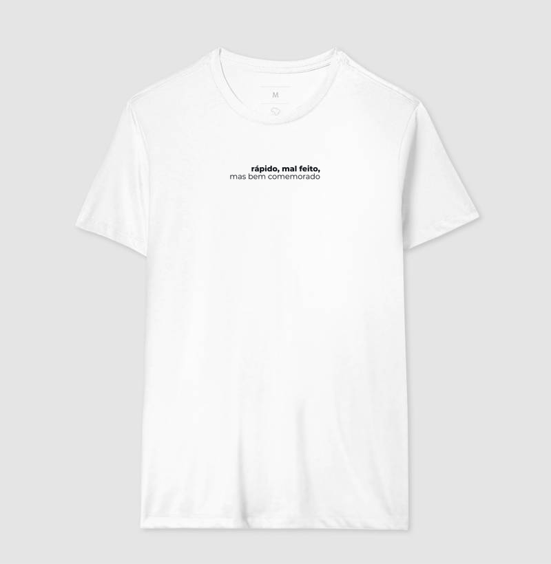 Rápido, mal feito, mas bem comemorado