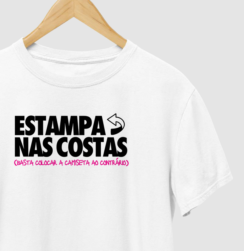 Estampa nas costas