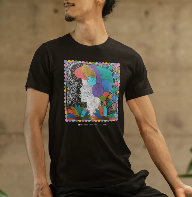 Camiseta Adulto Mundo Colorido by Rafaela Adami