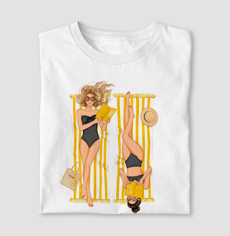 Camiseta Algodão Premium - Summer Pages 