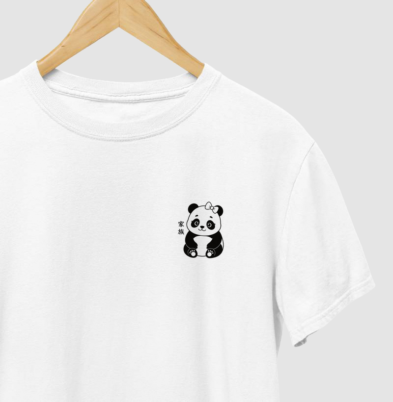Panda Família - Mãe - Camiseta