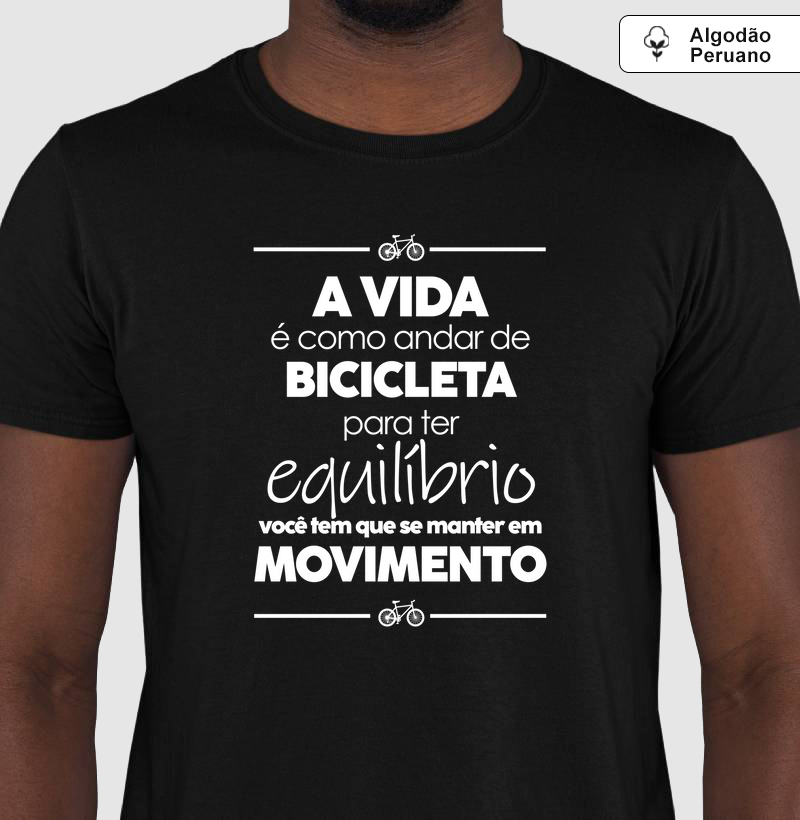 A Vida É Como Andar De Bicicleta