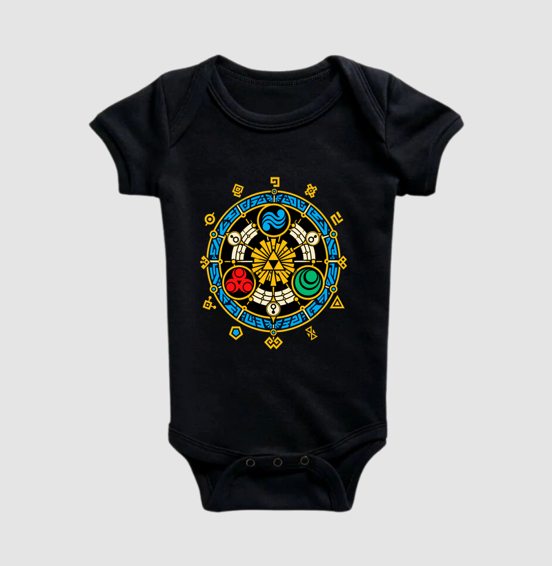 Portal do Tempo – Medalhões Sagrados - Body Infantil