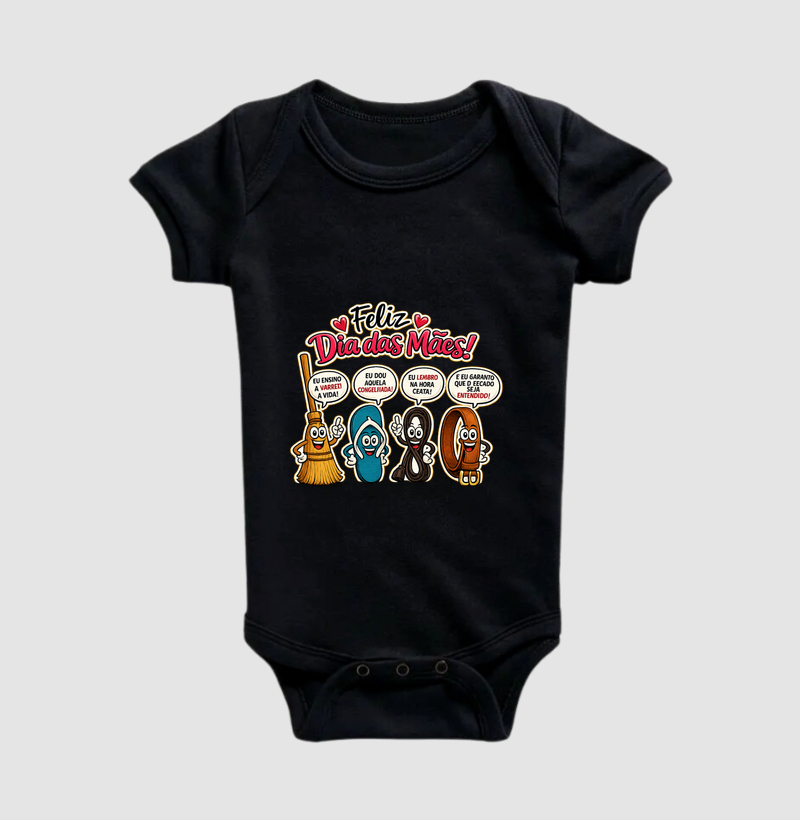Feliz Dia das Mães - Body Infantil