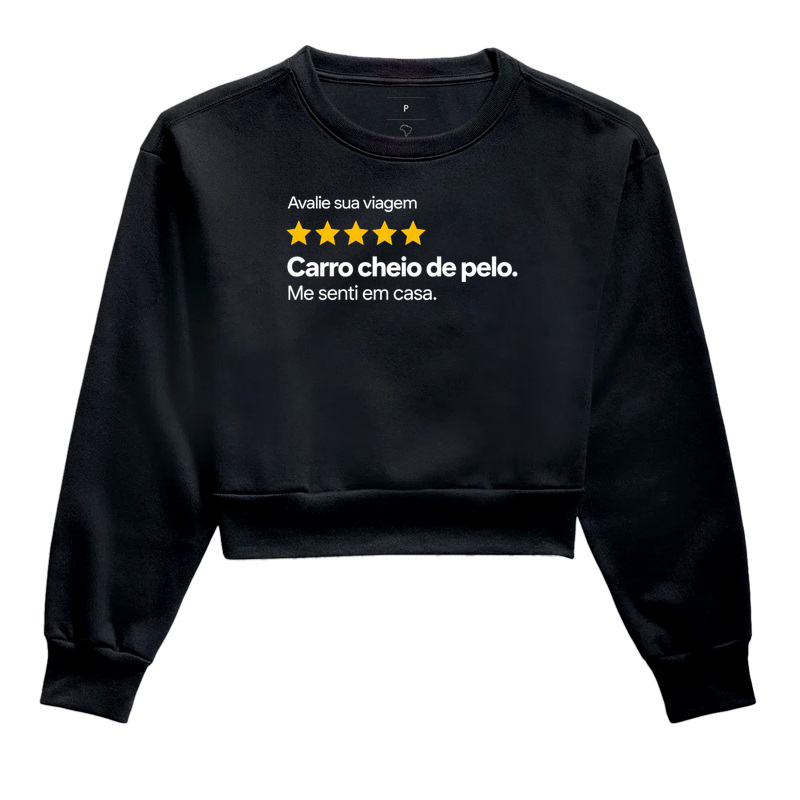 Viagem 5 estrelas - Cropped Moletom
