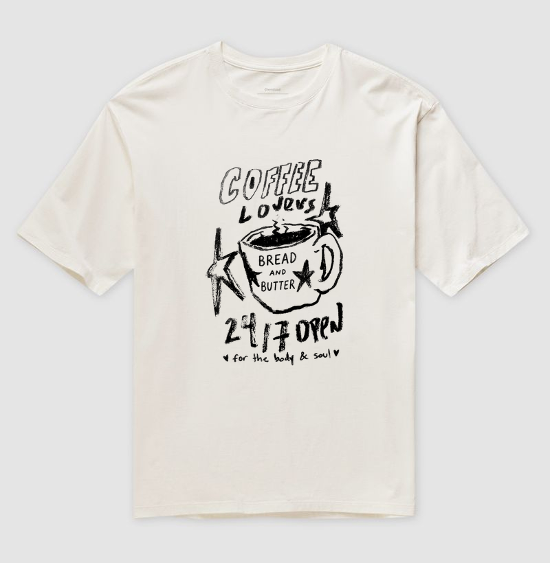 Camiseta Oversized 24/7 Open