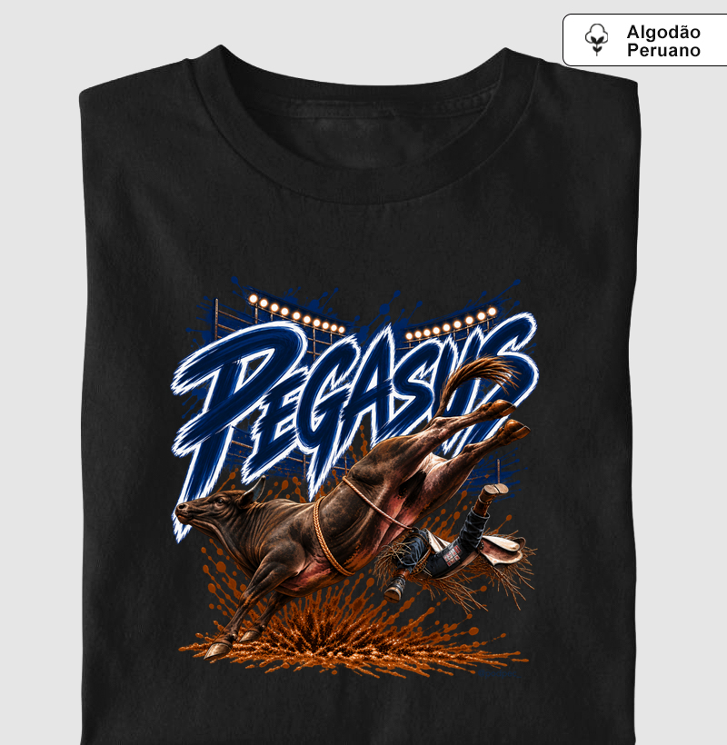Pegasus - Rodeo Legend - Camiseta Algodão Peruano