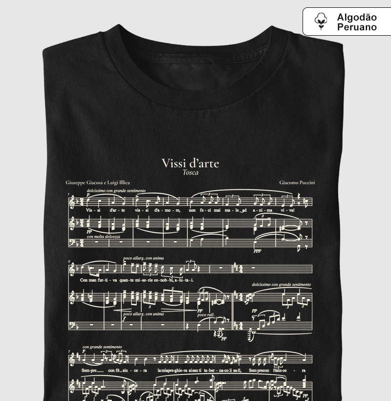 Vissi d’arte - Tosca | Camiseta de Ópera