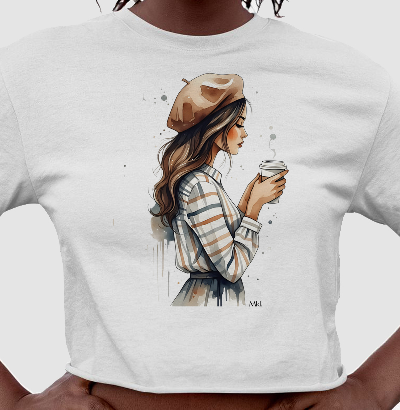 Cropped Algodão Premium - Manhã Francesa