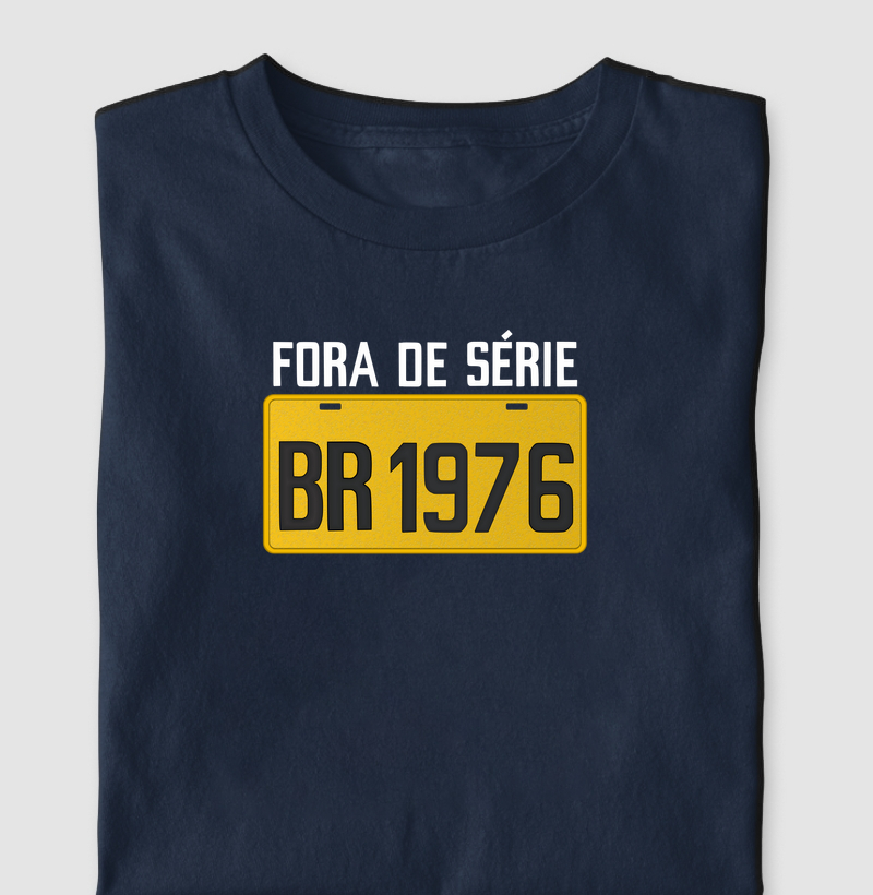 Placa Amarela Grande - Fora de Série 1976