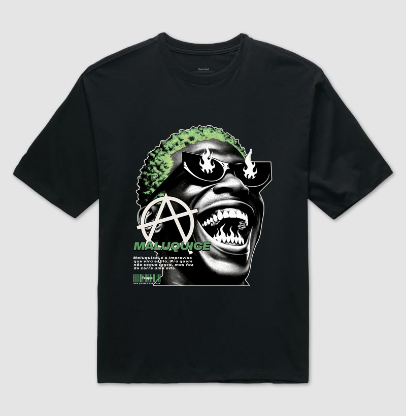 Maluquice Oversized preta