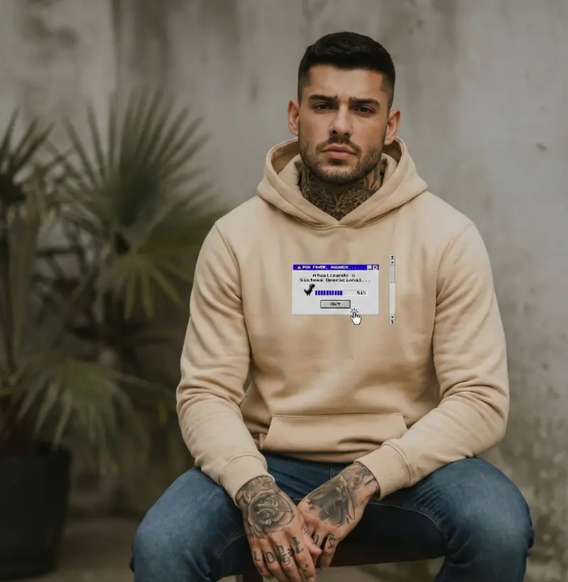 Moletom Você.EXE | Atualizando 51% (Hoodle)