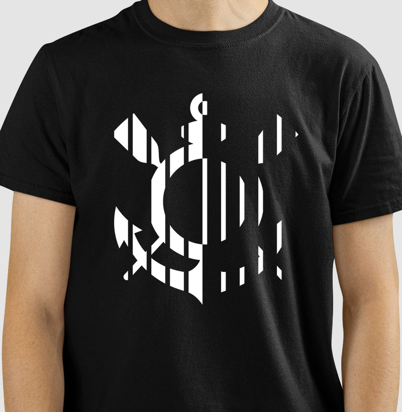 Camiseta Timão Line Art