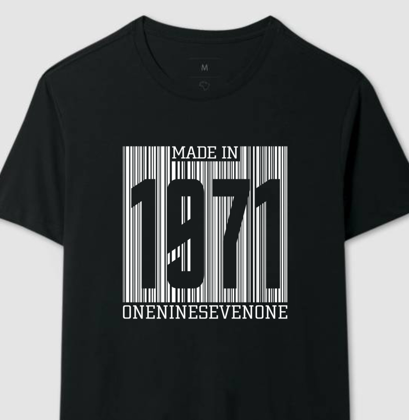 Camisa Made in Barras 1971