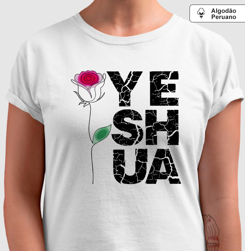 Yeshua e o Flor - Algodão Peruano