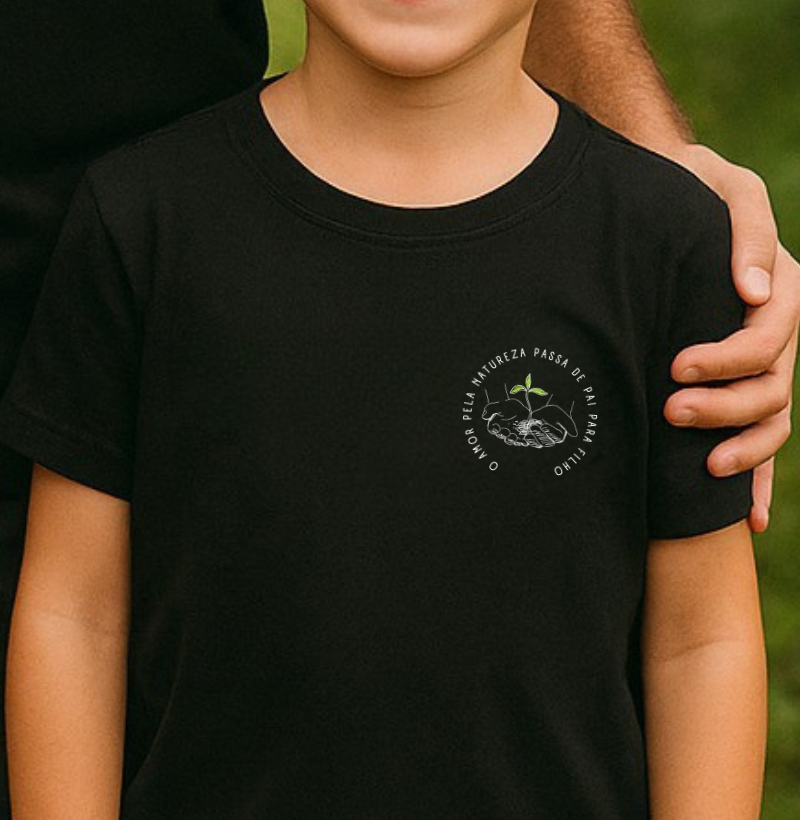 O amor pela natureza passa de pai para filho